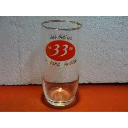 1 VERRE "33"EXPORT  25CL HT 12CM