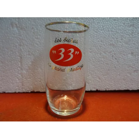 1 VERRE "33"EXPORT  25CL HT 12CM