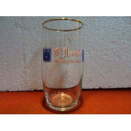 VERRE SAINT LOUIS 25CL BIERE D'ALSACE  HT.12CM