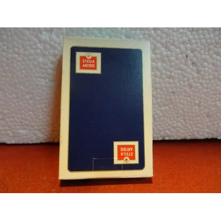 1 JEU DE 32 CARTES STELLA ARTOIS  ETUI BLEU