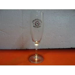 6 VERRES BECASSE  FRAMBOISE  LAMBIC  15CL  HT 17.50CM