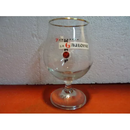 6 VERRES LA GAULOISE  33CL HT.15.40CM