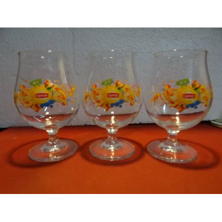 3 VERRES LIPTON COLLECTOR  33CL