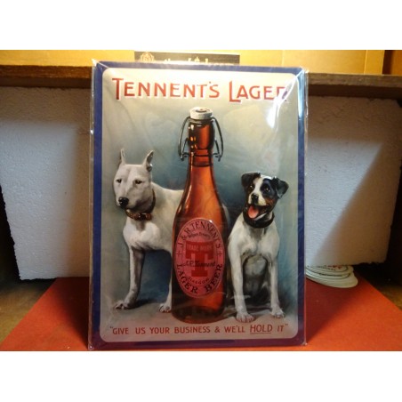TOLE BOMBEE TENNENT'S LAGER BER  40CM X30CM