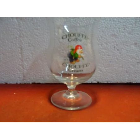 1 VERRE CHOUFFE  COFFEE CREAM 7CL HT 11CM