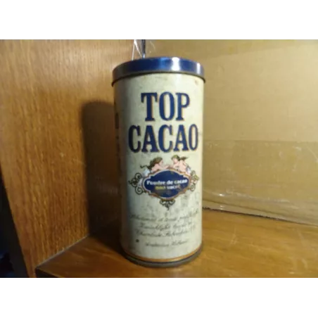 BOITE TOP CACAO  HT 15CM DIAMETRE  7.50CM