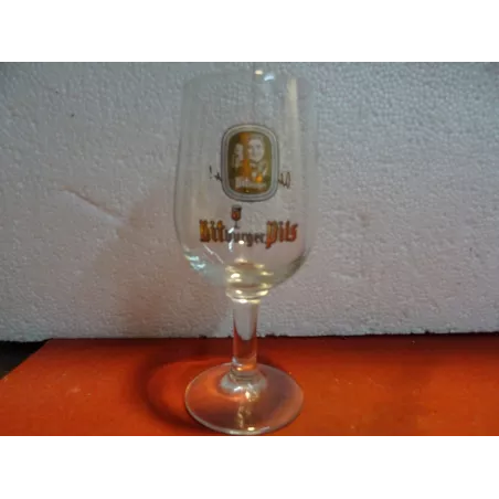 1 VERRE BITBURGER PILS 30CL HT 17.70CM