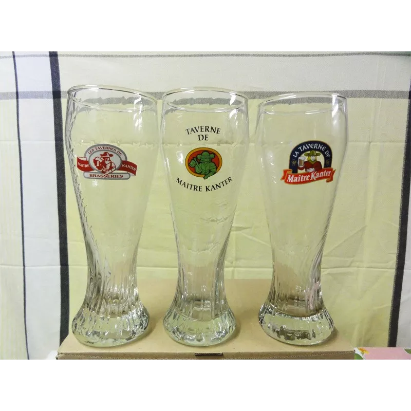 3 VERRES  KANTERBRAU TAVERNE  50CL 