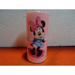 1 VERRE MINNIE MOUSE ROSE...