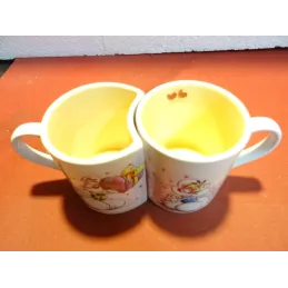 2 MUGS DIDDL HT 9CM