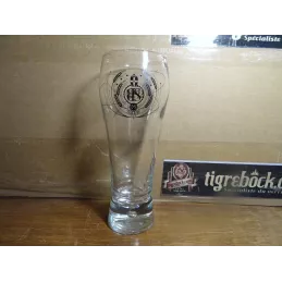 1 VERRE  BS BIERE ARTISANALE  25CL HT 18CM LOGO NOIR