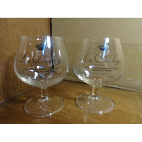 2 VERRES LA DUCHESSE  13CL  HT 9.40CM