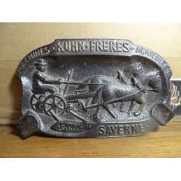 CENDRIER  MACHINES AGRICOLES  KUHN-FRERES SAVERNE  18CM X11CM