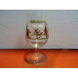 1 VERRE BIERE DE MARS  FISCHER  25CL HT 15.20CM