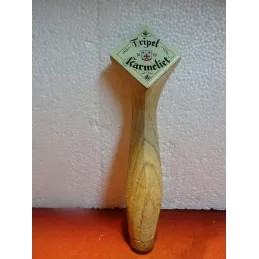POIGNEE TIRAGE PRESSION  TRIPEL  KARMELIET EN BOIS 24.50CM