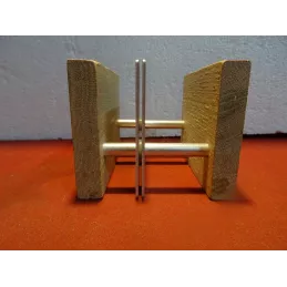 PORTE SOUS BOCK DUVEL  EN BOIS  12CM X11CM X9CM