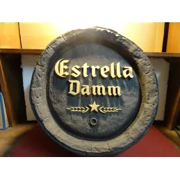 FOND DE TONNEAU ESTRELLA DAMM  DIAMETRE 45CM