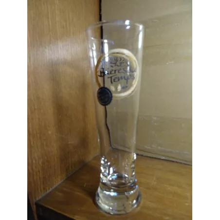 1 VERRE LES BIERES DU TEMPS 25CL HT.20CM