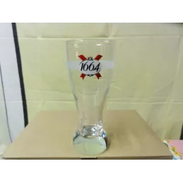 1 BOITE DE 6 VERRES KRONENBOURG 1664 GRAVE 15CL 