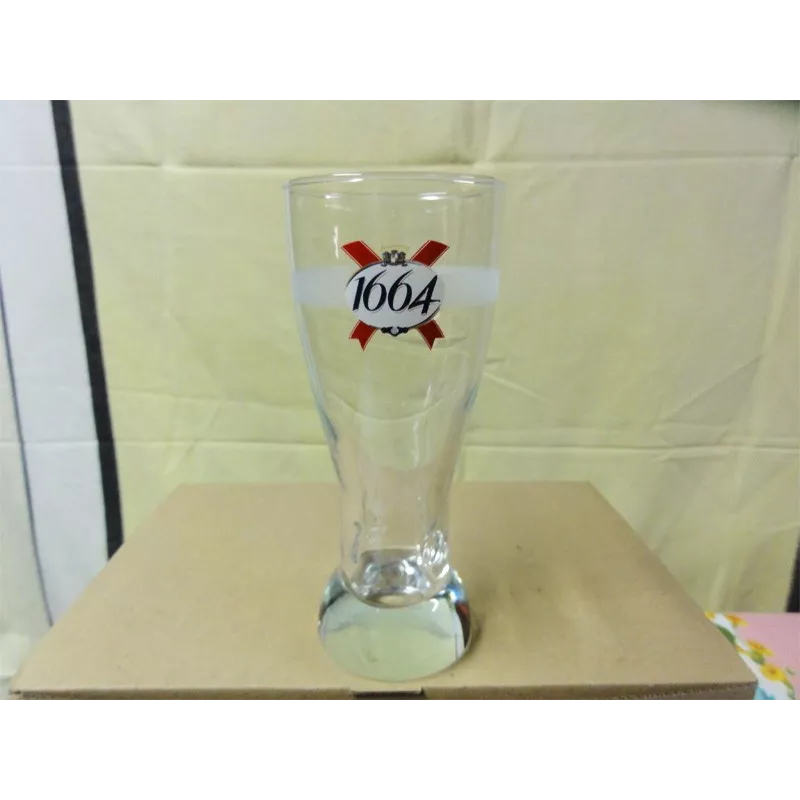 1 BOITE DE 6 VERRES KRONENBOURG 1664 GRAVE 15CL 