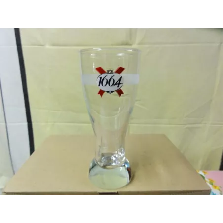 1 BOITE DE 6 VERRES KRONENBOURG 1664 GRAVE 15CL