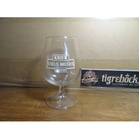 6 VERRES KRIEK VIEUX BRUGES 25CL HT.13.50CM