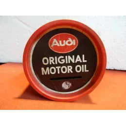 TIRELIRE  BIDON  AUDI  MOTOR OIL HT.11.70CM