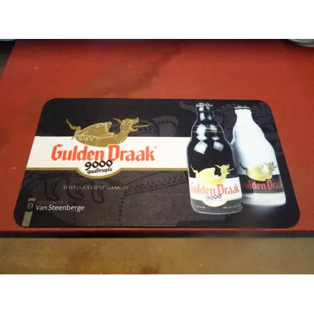 1 TAPIS GULDEN DRAAK EN FEUTRINE  36CM X20CM