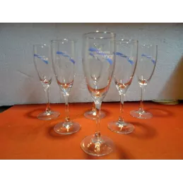 6 FLUTES CHAMPAGNE DE...