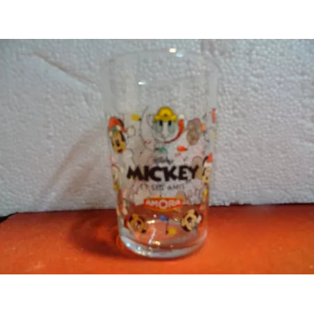 1 VERRE AMORA  MICKEY ET SES AMIS  HT 10CM