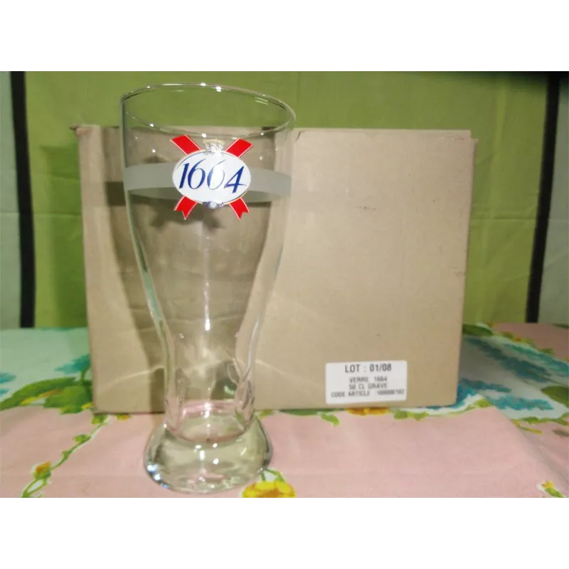 1 1 BOITE DE KRONENBOURG 50CL GRAVE 1664