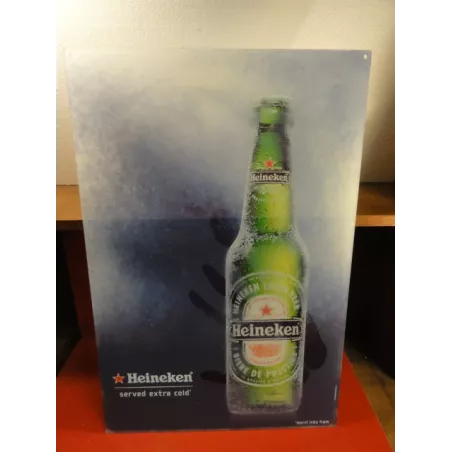 1 PLAQUE HEINEKEN EN PLEXI GLASS