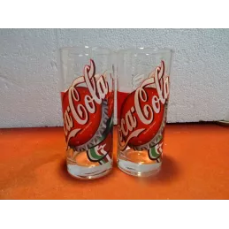 6 VERRES COCA-COLA  HT 13.50CM