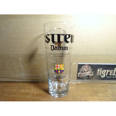 1 VERRE  ESTRELLA DAMM COLLECTOR  HT 15.80CM