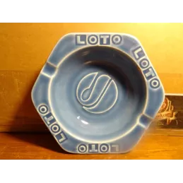 CENDRIER LOTO BLEU