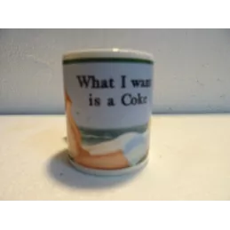 MINI MUG COCA-COLA  HT 7CM