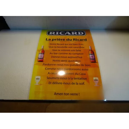 LA PRIERE DU RICARD  42CM X31CM