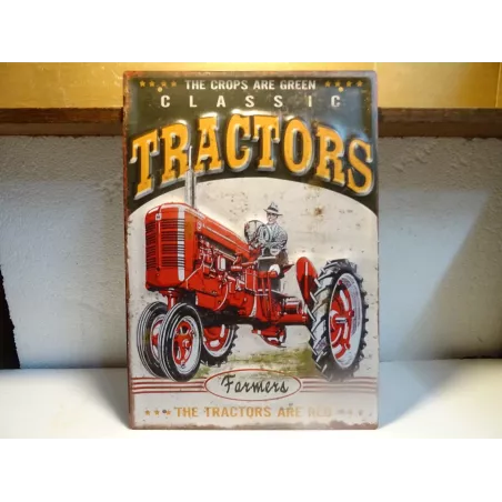 TOLE FARMER TRACTEUR  40CM X28CM