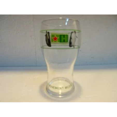 1 VERRE HEINEKEN  25CL COLLECTOR  HT 13CM