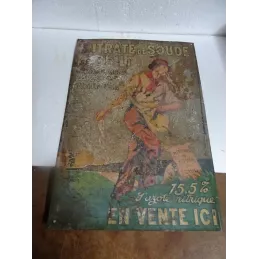 TOLE NITRATE DE SOUDE  DU CHILI 49CM X34CM