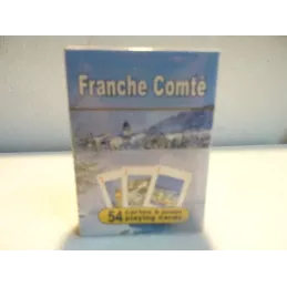 1 JEU DE 54 CARTES  FRANCHE COMTE