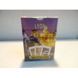 1 JEU DE 54 CARTES  LYON