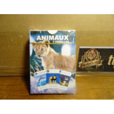 1 JEU DE 7 FAMILLES  ANIMAUX