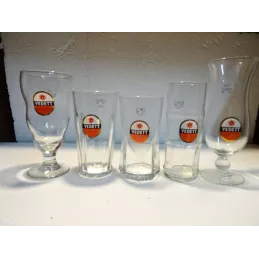 5 VERRES  VEDETT 33CL...