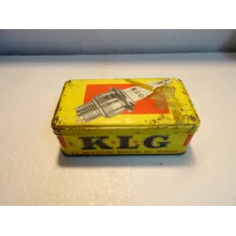 1 BOITE BOUGIE K L G ORANGE 15.50CM X9CMX5.50CM
