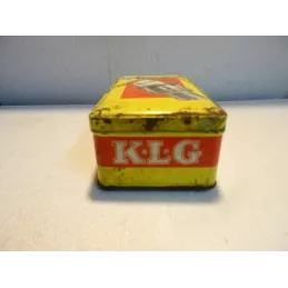 1 BOITE BOUGIE K L G ORANGE 15.50CM X9CMX5.50CM