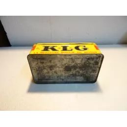 1 BOITE BOUGIE K L G ORANGE 15.50CM X9CMX5.50CM