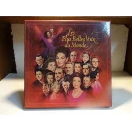 COFFRET DE 10 PIECES  33 TOURS LES PLUS BELLES VOIX DU MONDE