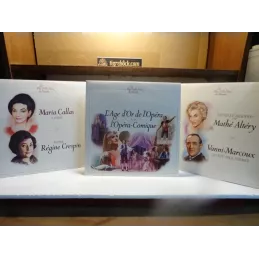 COFFRET DE 10 PIECES  33 TOURS LES PLUS BELLES VOIX DU MONDE