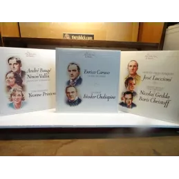 COFFRET DE 10 PIECES  33 TOURS LES PLUS BELLES VOIX DU MONDE